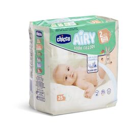 CHICCO PAÑAL AIRY MINI 3-6KG 25UDS