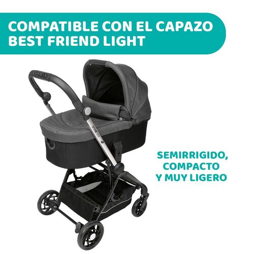 CHICCO TRIO ONE4EVER LIGHT PIRATE BLACK