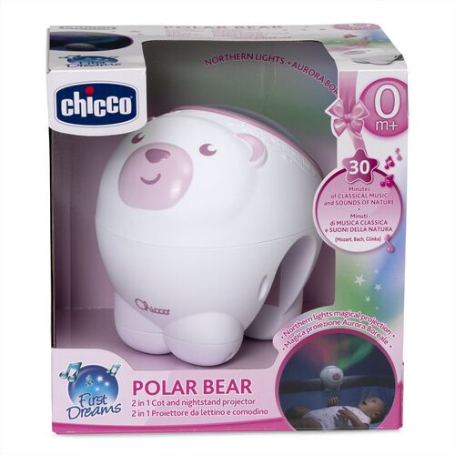 CHICCO PROYECTOR OSITO POLAR ROSA