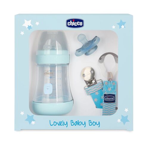 CHICCO SET LOVELY BABY BOY AZUL