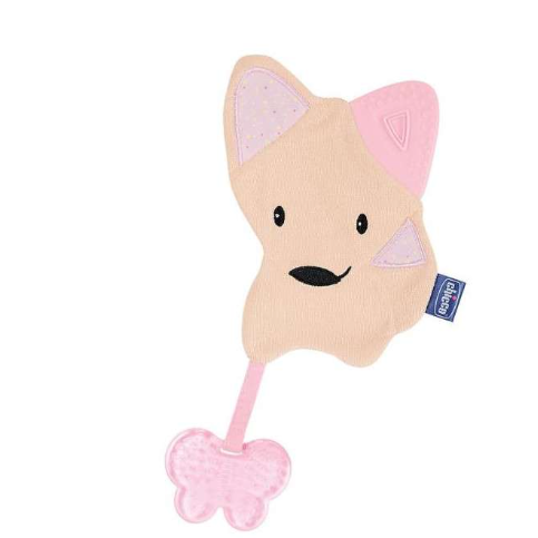 CHICCO MORDEDOR FRESH Y MUÑECO 3EN1 ROSA