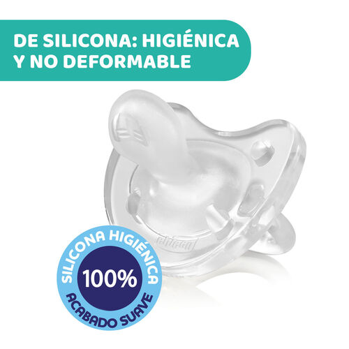 CHICCO CHUPETE PHYSIOFORMA SOFT ROSA 6-16M