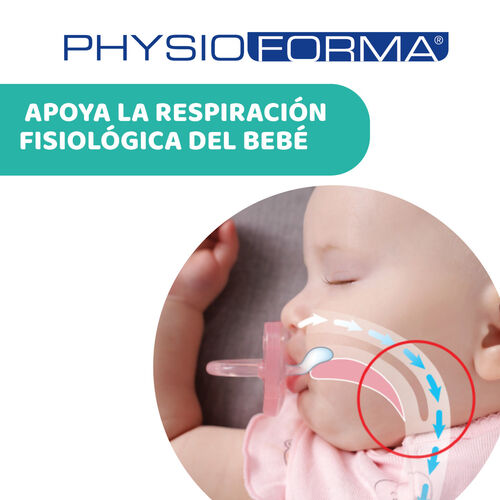 CHICCO CHUPETE PHYSIOFORMA SOFT ROSA 6-16M