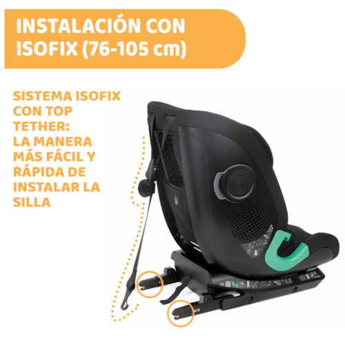 CHICCO SILLA AUTO MYSEAT ISIZE AIR BLACK