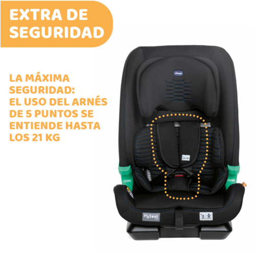 CHICCO SILLA AUTO MYSEAT ISIZE AIR BLACK