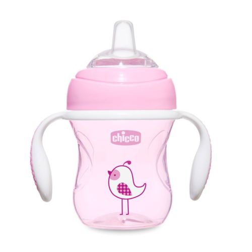 CHICCO VASO TRANSICION ROSA 4M+