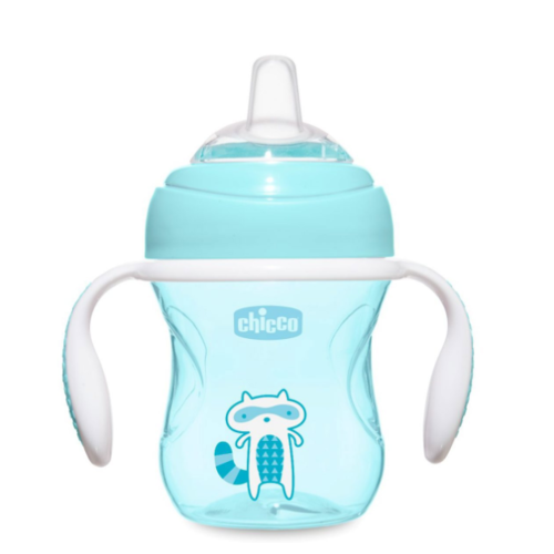 CHICCO VASO TRANSICION AZUL 4M+ 200ML