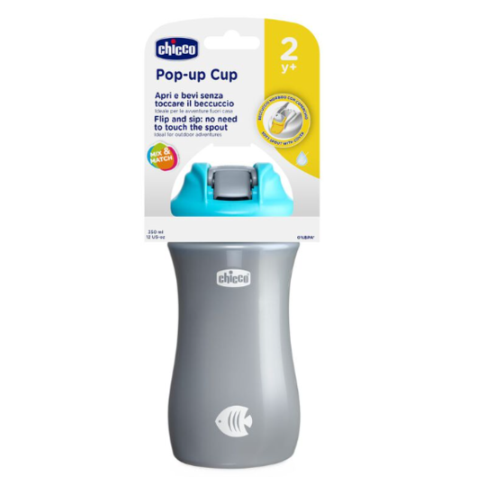 CHICCO VASO POP-UP CUP 2Y+AZUL