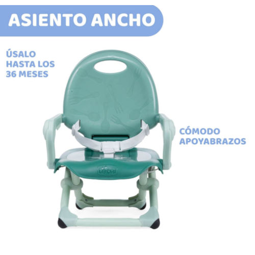 CHICCO COJIN ELEVADOR POCKET SNACK SAGE