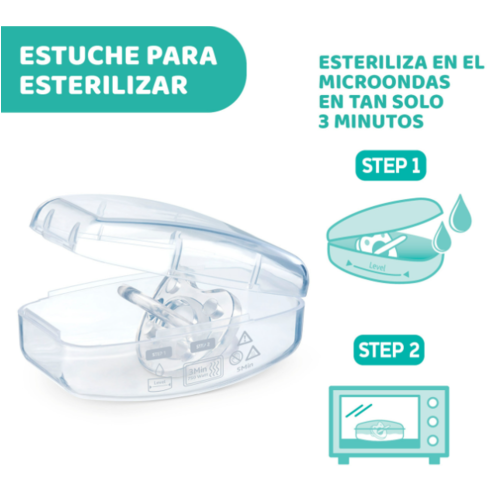 CHICCO CHUPETE PHYSIOFORMA LUXE 2-6 1UD AZUL