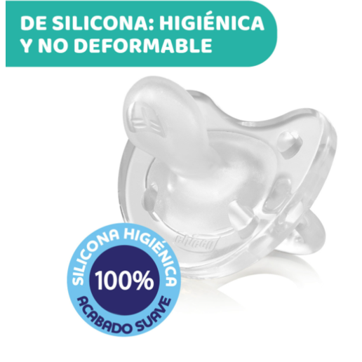 CHICCO CHUPETE PHYSIOFORMA LUXE 2-6 1UD GR