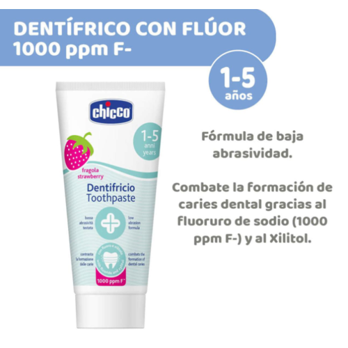 CHICCO SET CUIDADO ORAL CON FLUOR 6-36M AZUL