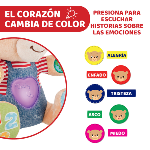 CHICCO TEDDY ENSEÑA EMOCIONES