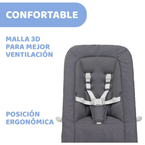 CHICCO HAMACA RHYTHM N SOUND SLATE GREY