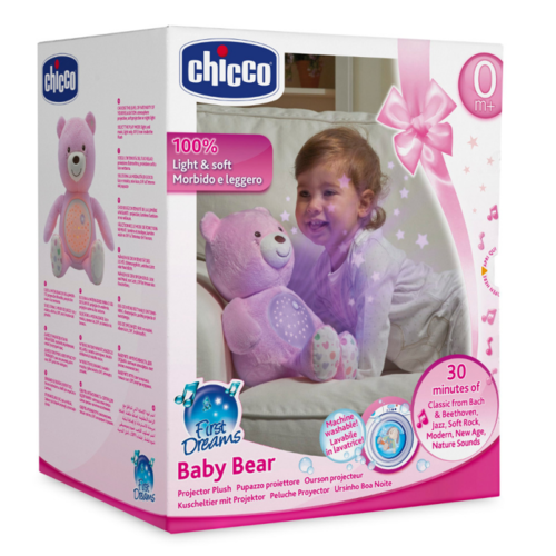 CHICCO PROYECTOR BABY BEAR ROSA