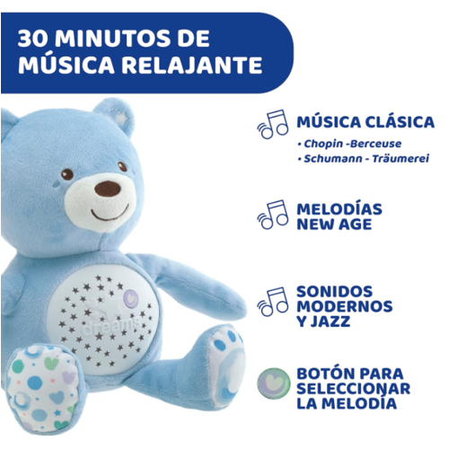 CHICCO PROYECTOR BABY BEAR AZUL