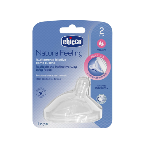 CHICCO TETINA NATURALFEELING 2M+FLUJO MEDIO