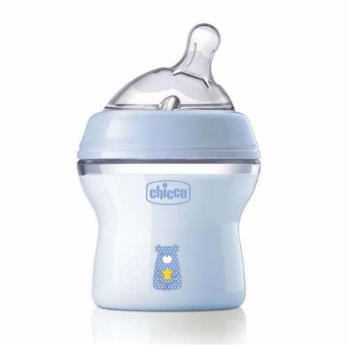 CHICCO BIBERON NATURALFEELINGAZUL +150ML