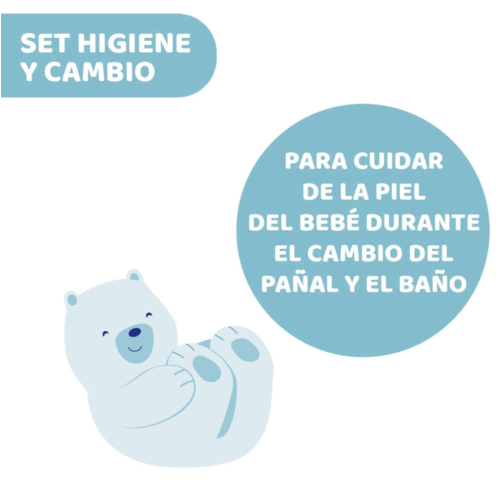 CHICCO SET NATURAL SENSATION HIGIENE Y PAAL