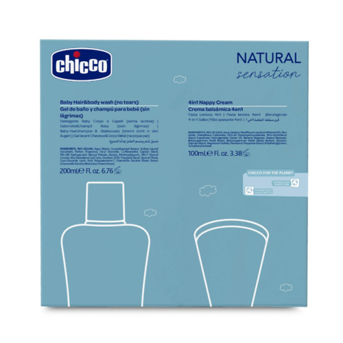 CHICCO SET NATURAL SENSATION HIGIENE Y PAÑAL