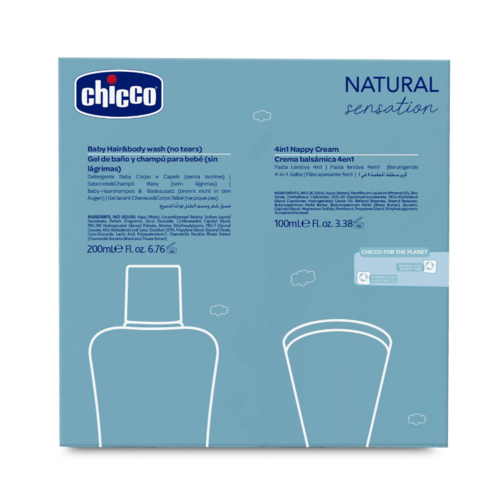 CHICCO SET NATURAL SENSATION HIGIENE Y PAAL