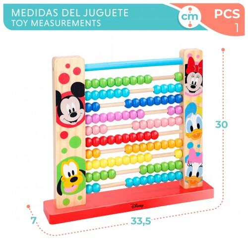 WOOMAX ABACO MADERA 27 CM-DISNEY BABY