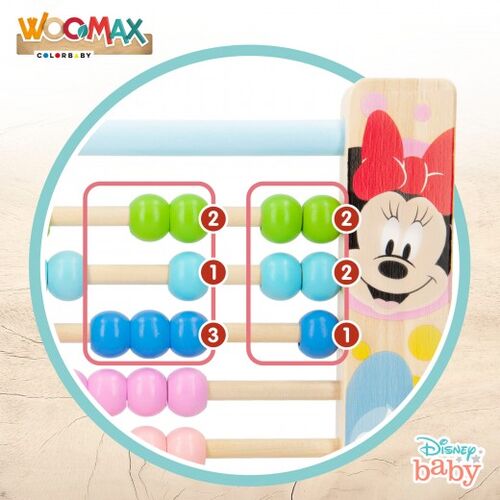 WOOMAX ABACO MADERA 27 CM-DISNEY BABY