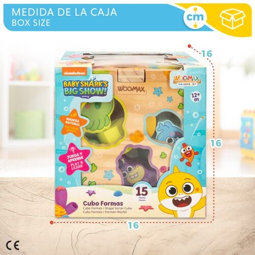 WOOMAX BABY SHARK CUBO FORMAS