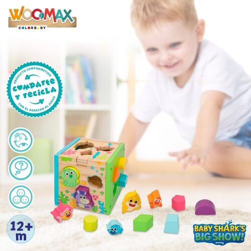 WOOMAX BABY SHARK CUBO FORMAS