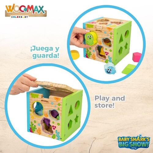 WOOMAX BABY SHARK CUBO FORMAS