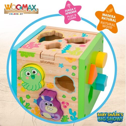 WOOMAX BABY SHARK CUBO FORMAS