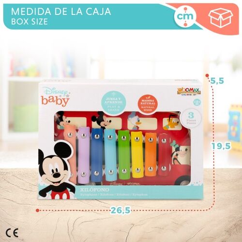 WOOMAX DISNEY XILOFONO MADERA