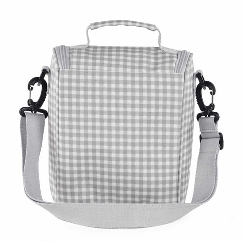 WALKING MUM BOLSA TERMICA I LOVE VICHY GRIS