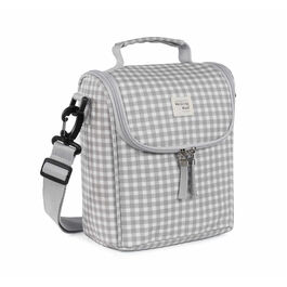 WALKING MUM BOLSA TERMICA I LOVE VICHY GRIS