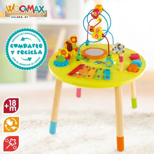 WOOMAX MESA ACTIVIDADES MADERA