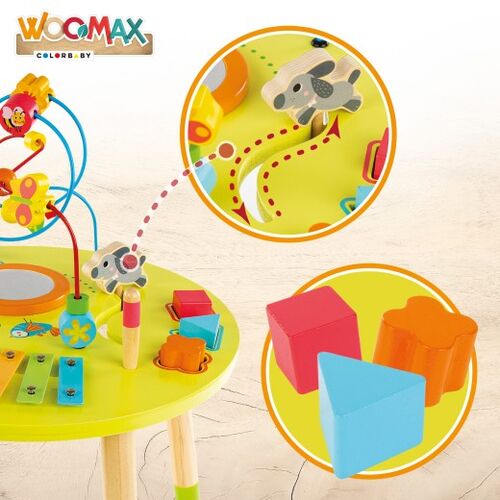 WOOMAX MESA ACTIVIDADES MADERA