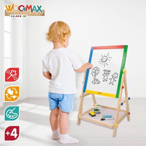 WOOMAX PIZARRA BLANCA NEGRA