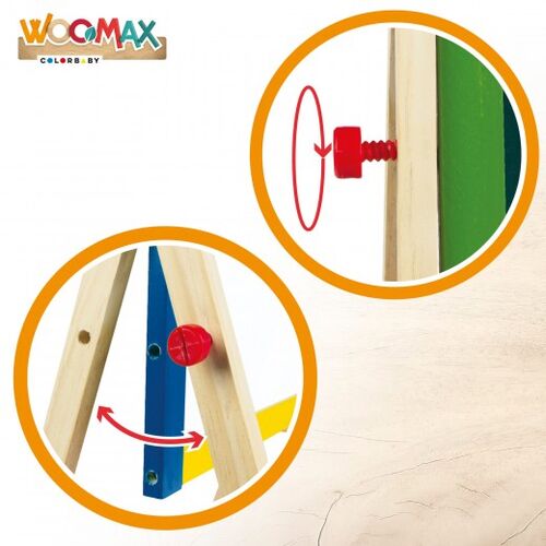 WOOMAX PIZARRA BLANCA NEGRA