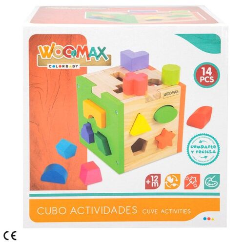 WOOMAX CUBO ACTIVIDADES MADERA