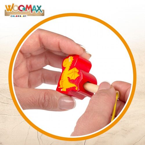 WOOMAX SET 32 PCS BLOQUES CASTILLO