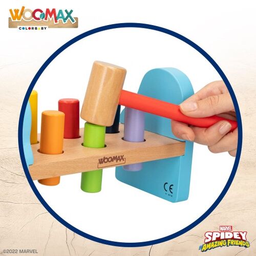 WOOMAX SPIDERMAN JUEGO MARTILLO