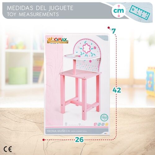 WOOMAX TRONA MUÑECA MADERA