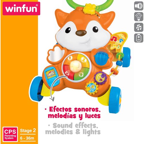 WINFUN CORREPASILLOS ZORRO LUZ SONIDO