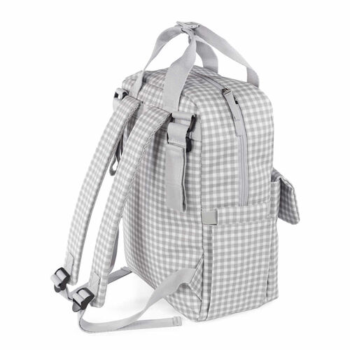 WALKING MUM MOCHILA I LOVE VICHY GRIS