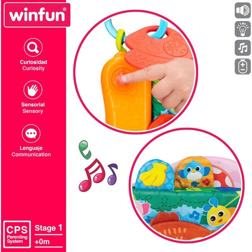 WINFUN LIBRO MUSICAL BEBE TEXTIL