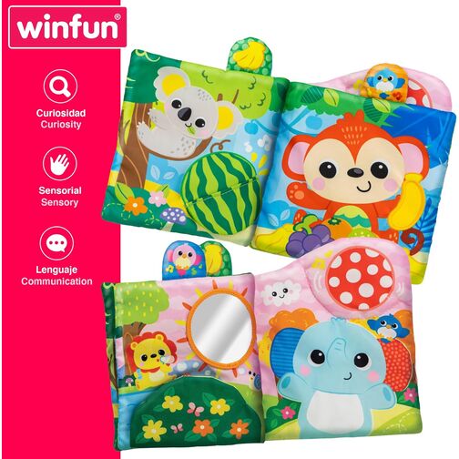 WINFUN LIBRO MUSICAL BEBE TEXTIL