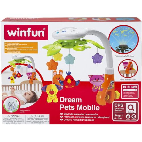 WINFUN MOVIL MUSICAL CUNA ANIMALITOS