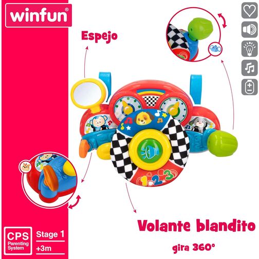 WINFUN VOLANTE BEBE LUZ SONIDO