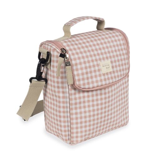 WALKING MUM BOLSA TERMICA I LOVE VICHY ROSA