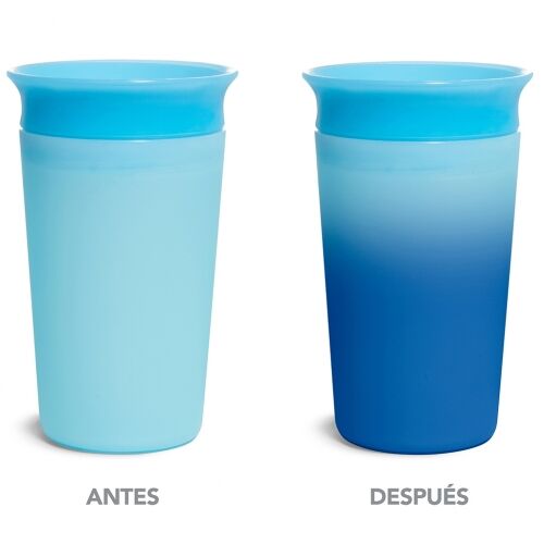 MUNCHKIN VASO MIRACLE 360 TERMOSENSIBLE AZUL